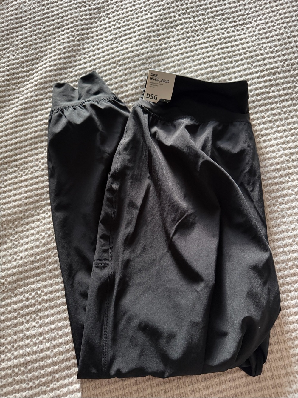 DSG Black Wide-Waist Active Joggers